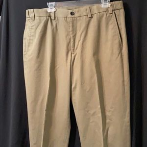 Like new Eddie Bauer Flat Front Khakis- relaxed